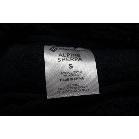 Member's Mark men's snap close alpine sherpa pullover jacket S - Picture 5 of 7